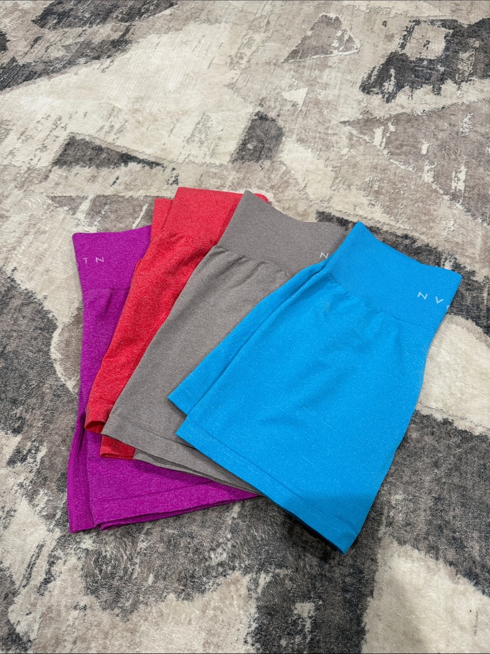 NVGTN Bike Shorts Pack — Blue, Gray, Red, Purple